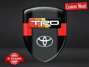 Toyota Business Labels Stickers Limited Design Minimal